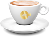 Cappuchino kop goud vol