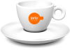 Koffie kop oranje