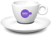 Koffie kop paars