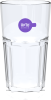 Latte Macchiato Glas paars