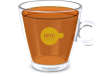 Theekop oker vol