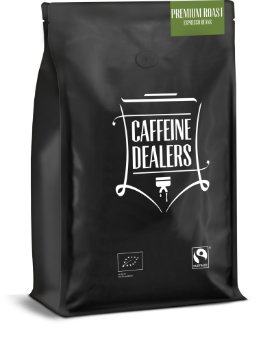 Caffeine Dealers Caffeine Dealers Premium Roast 3d 1kg Voorzijde