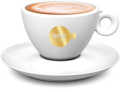 Cappuchino kop goud vol