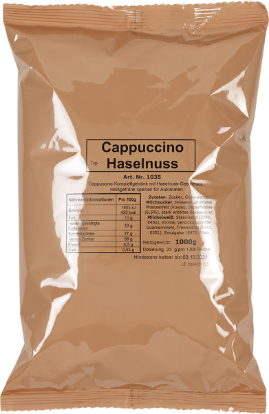 Cappucino Hazelnoot