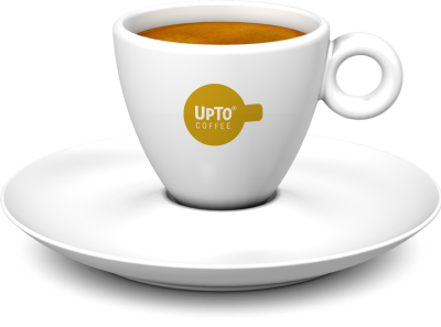 Espresso kop oker vol