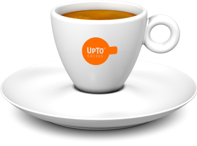 Espresso kop oranje vol