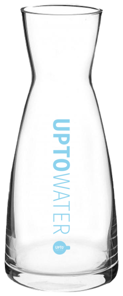 Karaf Ypsilon o5 liter blauw