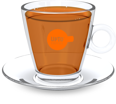 Theekop Schotel oranje vol