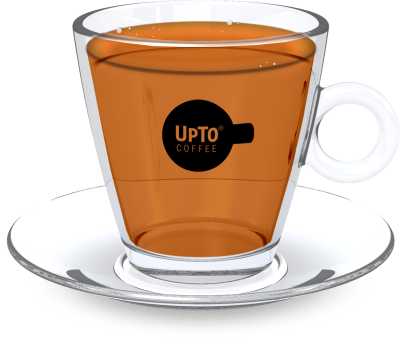 Theekop Schotel zwart vol