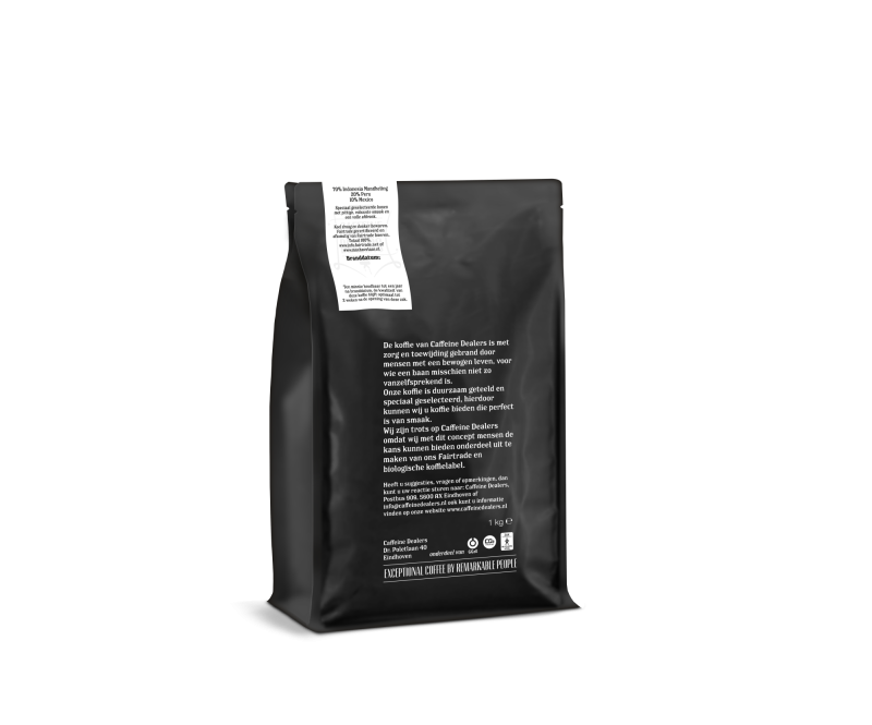 Caffeine dealers achterzijde house blend 3d 1kg 03