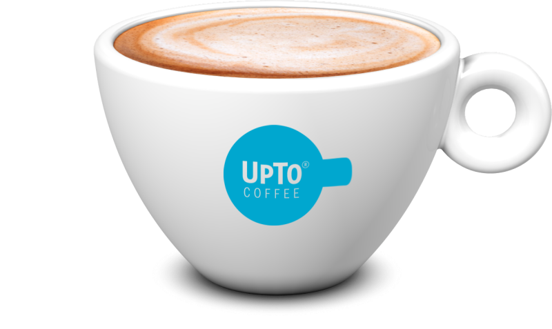 Cappuchino kop Los blauw vol