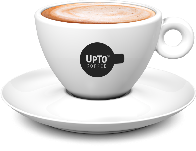 Cappuchino kop zwart vol