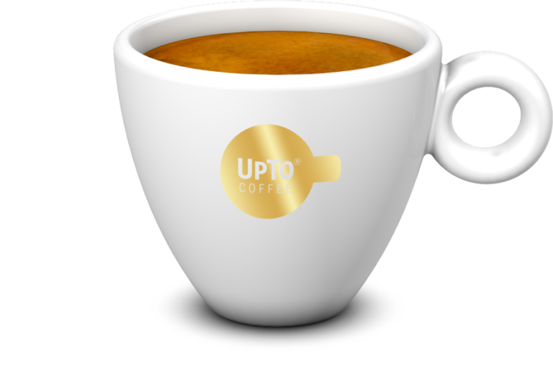 Espresso kop Los goud vol