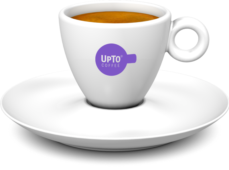 Espresso kop paars vol