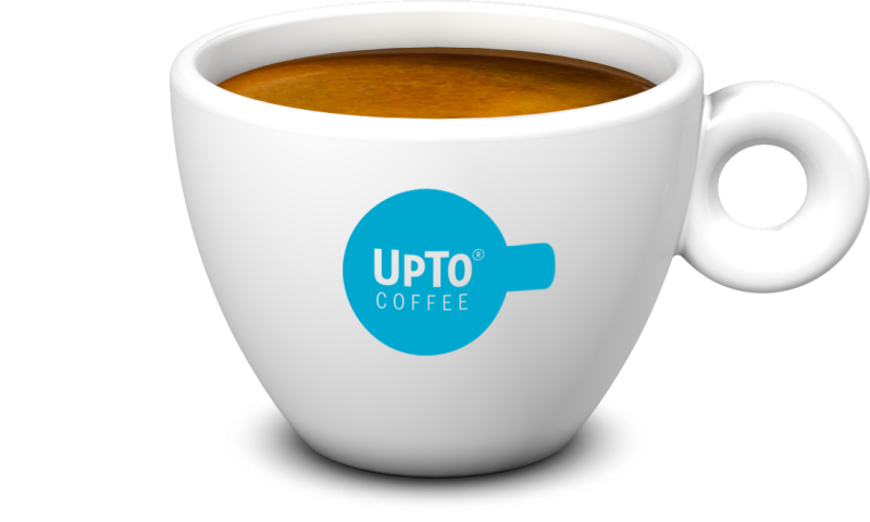 Koffie kop Los blauw vol