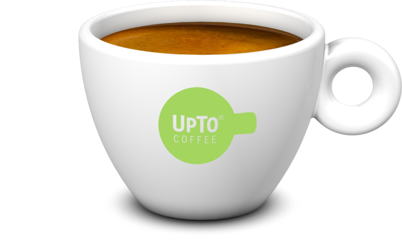 Koffie kop Los groen vol