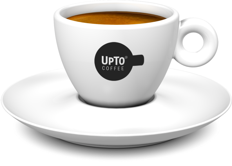 Koffie kop zwart vol