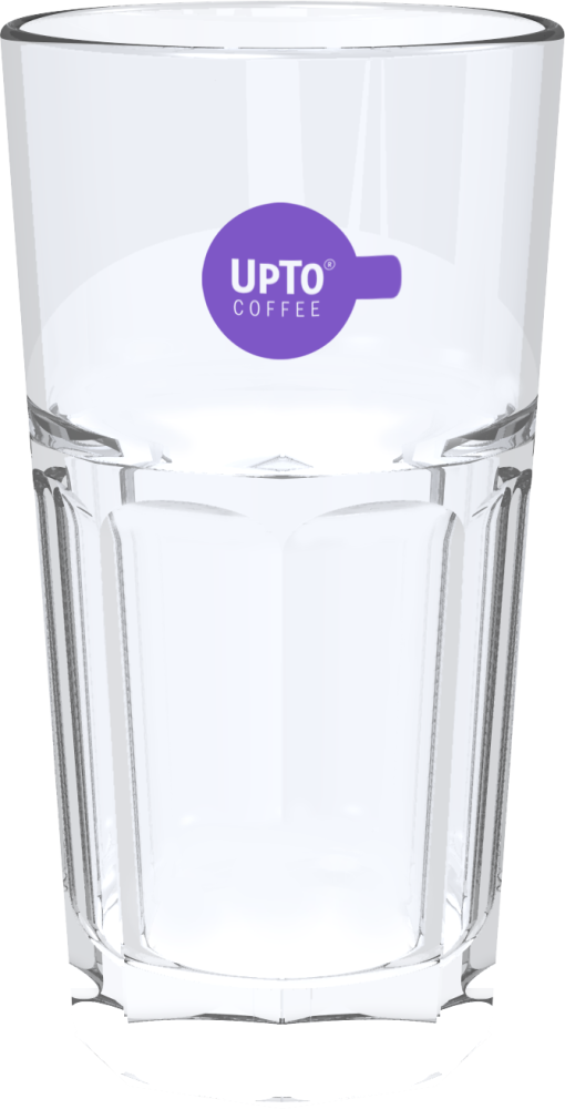 Latte Macchiato Glas paars