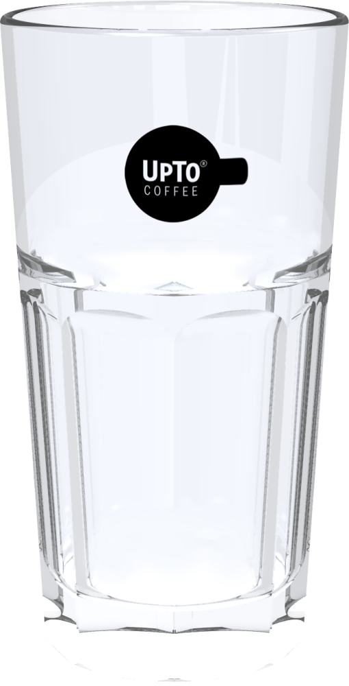 Latte Macchiato Glas zwart