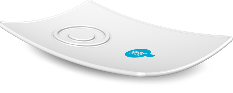 Schotel vierkant blauw