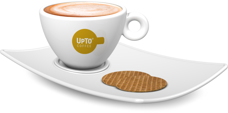 Schotel vierkant met Cappuchino oker