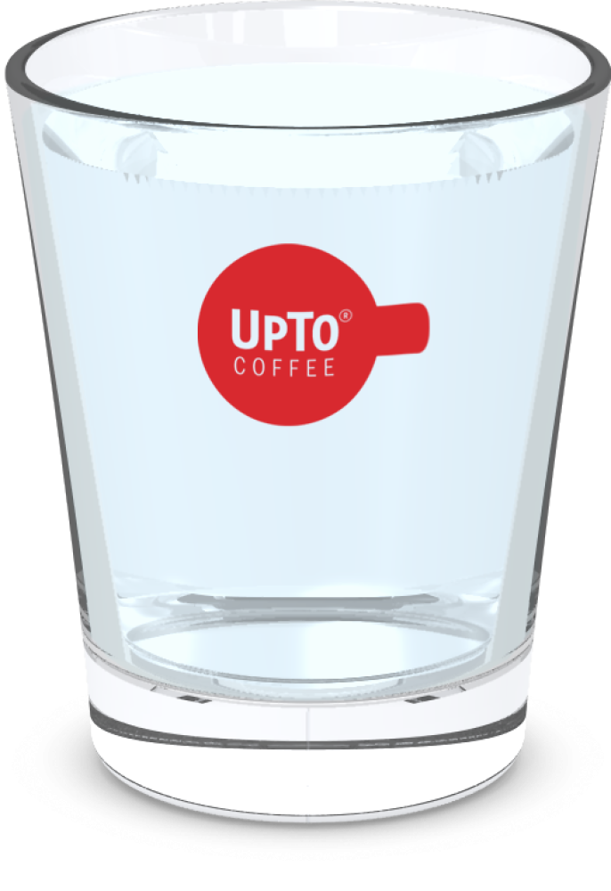 Waterglas rood vol